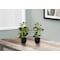 Monarch Specialties Artificial Plant, 14" Tall, Ficus, Indoor, Faux, Fake, Table, Greenery, Potted, Set Of 2, Decorative I 9585 - alternate 3
